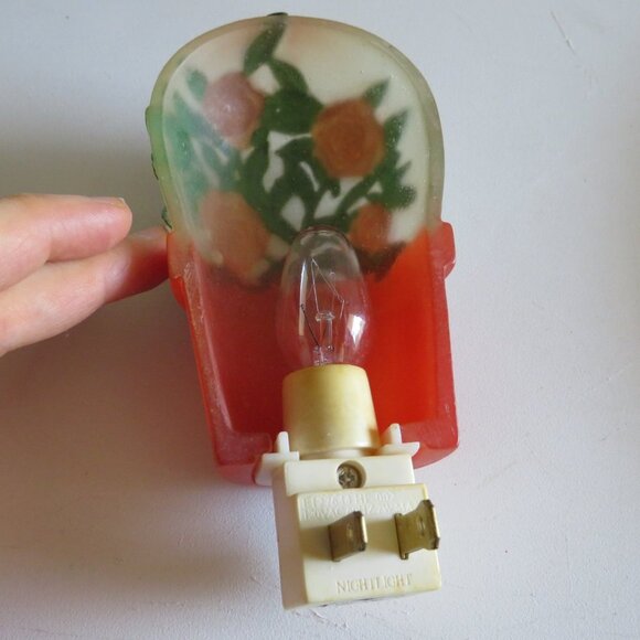 Roses in Pot Nightlight 6" tall - Picture 9 of 12